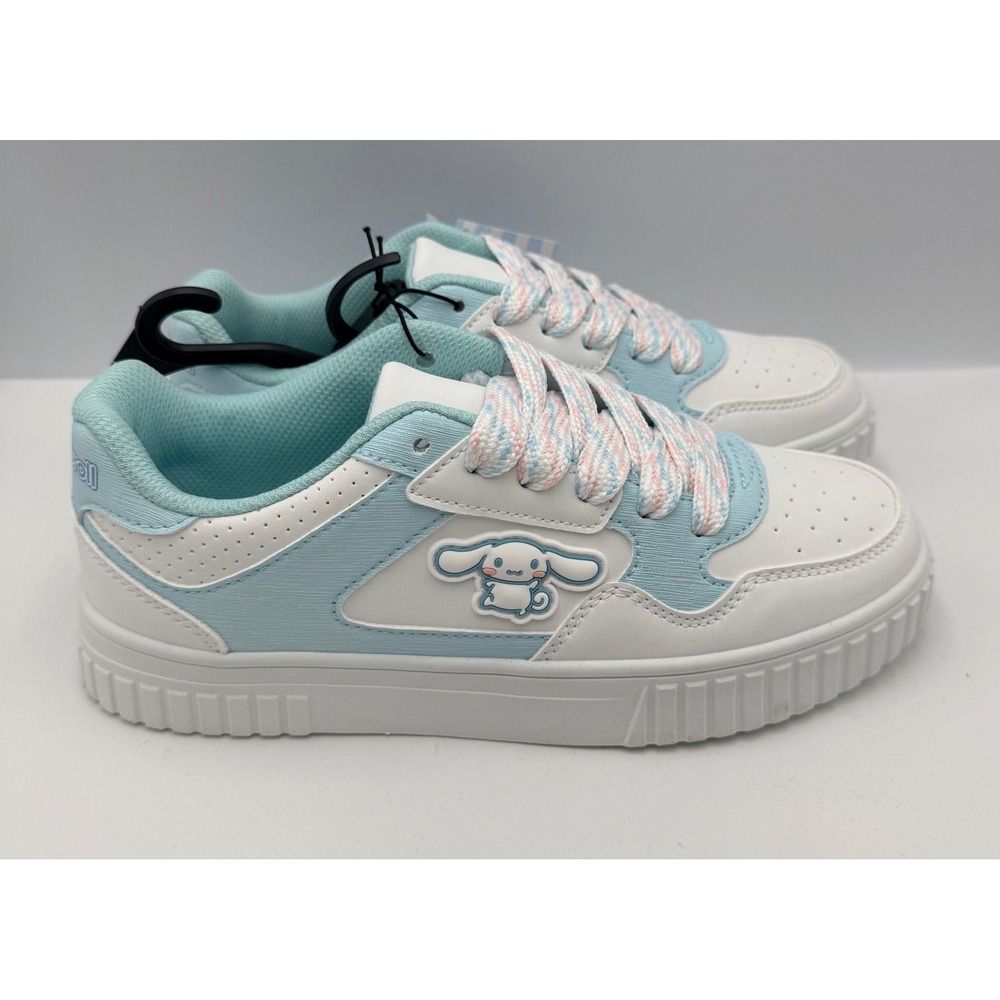 Sanrio Cinnamoroll Sneakers Women Size 8 Blue White New Kawaii Low Top Shoes